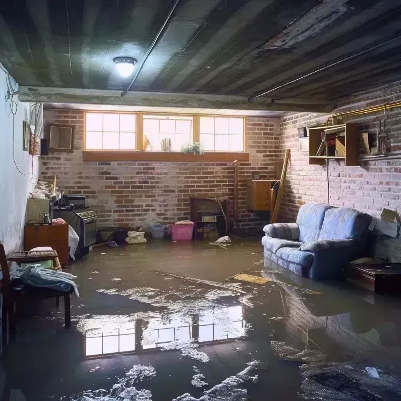 Flooded Basement Cleanup in Toast, NC